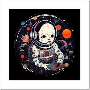 Cosmos Universal Space Traveler Dead Skeleton Posters and Art